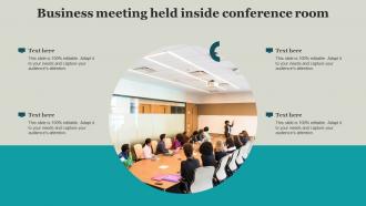 Business Meeting Held Inside Conference Room