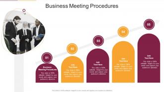 Business Meeting Procedures In Powerpoint And Google Slides Cpb