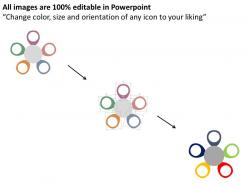 66663125 style circular hub-spoke 5 piece powerpoint presentation diagram infographic slide