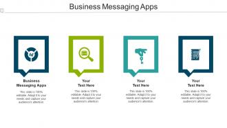 Business Messaging Apps Ppt Powerpoint Presentation File Master Slide Cpb