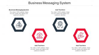 Business Messaging System Ppt Powerpoint Presentation Icon Background Cpb