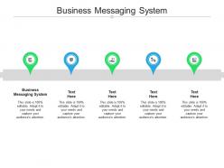 Business messaging system ppt powerpoint presentation outline introduction cpb