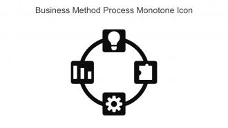 Business Method Process Monotone Icon In Powerpoint Pptx Png And Editable Eps Format