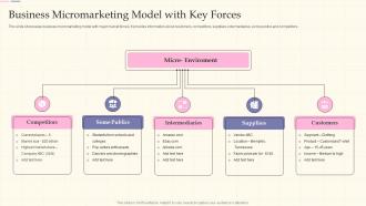 Business Micromarketing Model With Key Forces