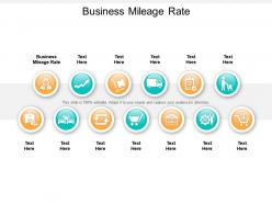 Business mileage rate ppt powerpoint presentation graphics