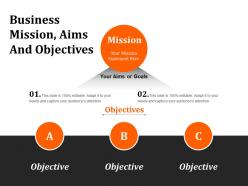 Business mission aims and objectives powerpoint show