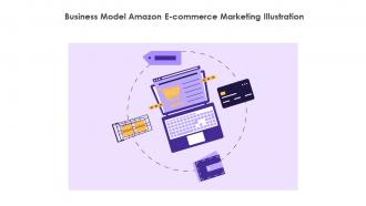 Business Model Amazon E Commerce Marketing Illustration