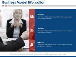 Business model bifurcation ppt sample download