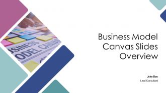 Business Model Canvas Slides Overview PPT Information AT