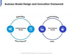 Business model design and innovation framework execution ppt powerpoint
