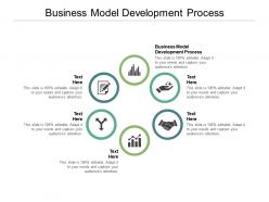 Business model development process ppt powerpoint presentation portfolio grid cpb