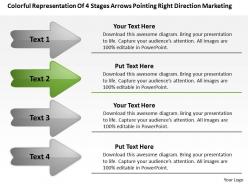 Business model diagrams right direction marketing powerpoint templates ppt backgrounds for slides