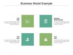 Business model example ppt powerpoint presentation slides professional cpb