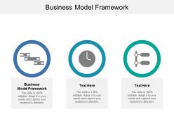 Business model framework ppt powerpoint presentation file visuals cpb