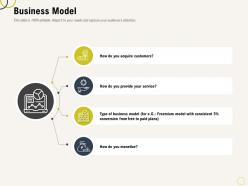 Business model freemium ppt powerpoint presentation pictures sample