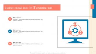 Business Model Icon For IT Operating Map