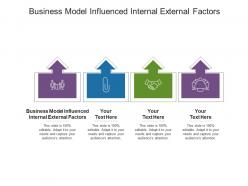 Business model influenced internal external factors ppt powerpoint presentation styles topics cpb