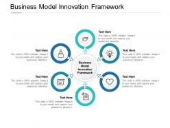 Business model innovation framework ppt powerpoint presentation model cpb