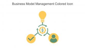 Business Model Management Colored Icon In Powerpoint Pptx Png And Editable Eps Format