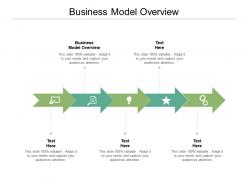 Business model overview ppt powerpoint presentation file model cpb