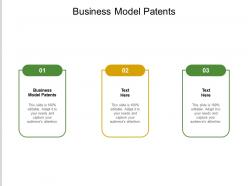 Business model patents ppt powerpoint presentation ideas summary cpb