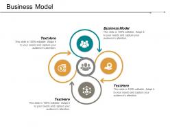 Business model ppt powerpoint presentation infographic template deck cpb