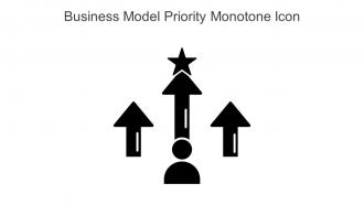 Business Model Priority Monotone Icon In Powerpoint Pptx Png And Editable Eps Format