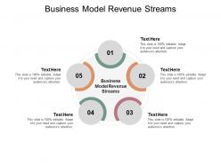 Business model revenue streams ppt powerpoint presentation summary graphics pictures cpb