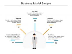 Business model sample ppt powerpoint presentation model guidelines cpb