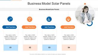 Business Model Solar Panels In Powerpoint And Google Slides Cpb