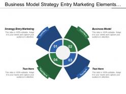 Business model strategy entry marketing elements business plan
