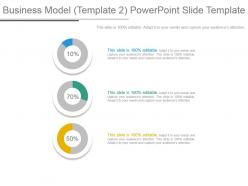 Business model template 2 powerpoint slide template