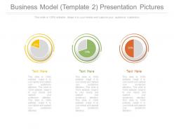 Business model template 2 presentation pictures