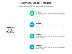 Business model tracking ppt powerpoint presentation show slide cpb