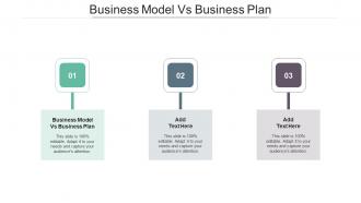 Business Model Vs Business Plan In Powerpoint And Google Slides Cpb