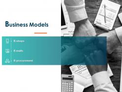 Business models ppt powerpoint presentation model ideas