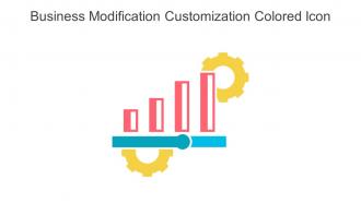 Business Modification Customization Colored Icon In Powerpoint Pptx Png And Editable Eps Format