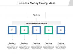 Business money saving ideas ppt powerpoint presentation styles background image cpb