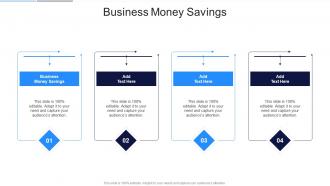 Business Money Savings In Powerpoint And Google Slides Cpb