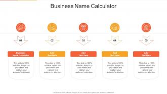 Business Name Calculator In Powerpoint And Google Slides Cpb