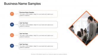Business Name Samples In Powerpoint And Google Slides Cpb