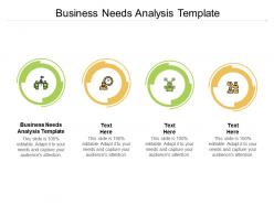 Business needs analysis template ppt powerpoint presentation summary brochure cpb