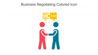 Business Negotiating Colored Icon In Powerpoint Pptx Png And Editable Eps Format