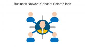 Business Network Concept Colored Icon In Powerpoint Pptx Png And Editable Eps Format