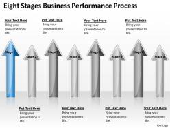 Business network diagram eight stages performance process powerpoint templates