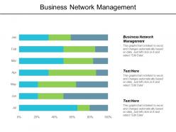 Business network management ppt powerpoint presentation gallery graphics cpb