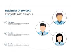 Business Network Template With 3 Nodes