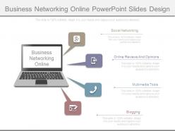 Business networking online powerpoint slides design