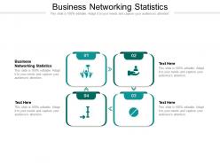 Business networking statistics ppt powerpoint presentation ideas graphic tips cpb