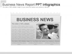 Business news report pptinfographics
